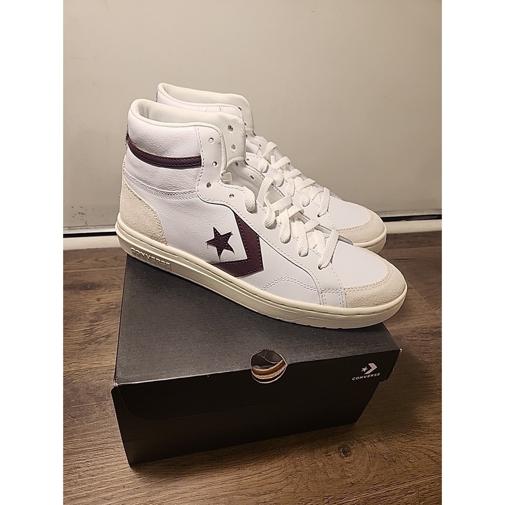 Converse Pro Blaze Classic White Bloodstone Leather Shoes Men's Size 10 A08644C